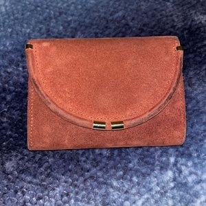 Sezane Suede wallet/ Pre-Owned